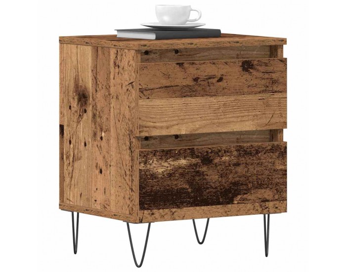 Sonata H Нощен шкаф 2 pcs Старо дърво 40 x 35 x 50 см Инженерно дърво