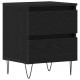 Sonata H Нощен шкаф с чекмедже Черен дъб 40 x 35 x 50 см Инженерно дърво