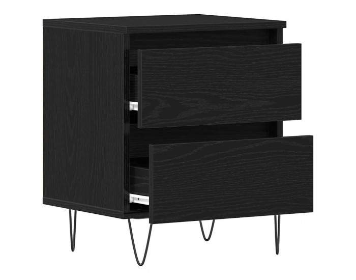 Sonata H Нощен шкаф 2 pcs Черен дъб 40 x 35 x 50 см Инженерно дърво