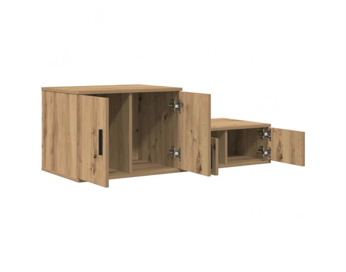 Sonata H Шкаф за съхранение дъб артизан 127 x 41 x 40 см Инженерно дърво