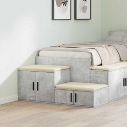 Sonata H Шкаф за съхранение Бетонно сиво 118 x 41 x 40 см - Noptiere