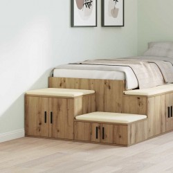 Sonata H Шкаф за съхранение дъб артизан 118 x 41 x 40 см Инженерно дърво - Noptiere