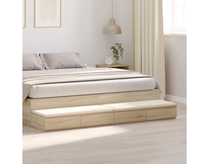 Sonata H Чекмеджета за легло с чекмедже дъб сонома 200 x 36.5 x 16.5 см