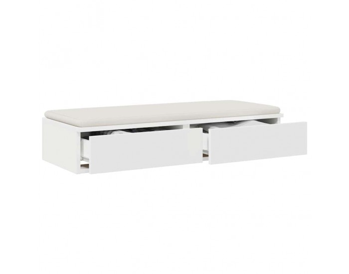 Sonata H Чекмеджета за легло Бяло 90 x 36.5 x 16.5 см Инженерно дърво
