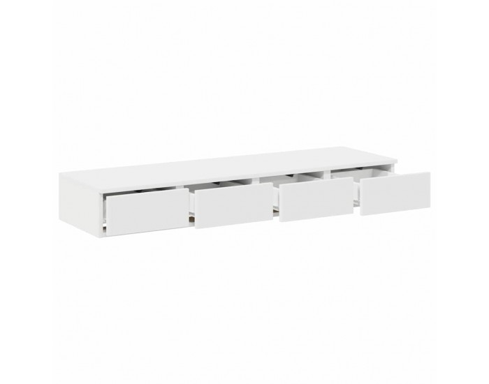 Sonata H Чекмеджета за легло Бяло 120 x 36.5 x 16.5 см Инженерно дърво