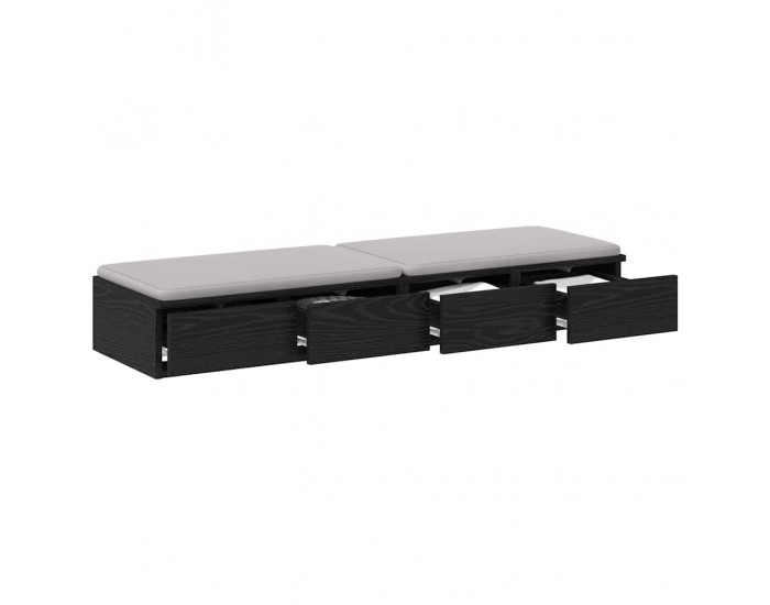 Sonata H Чекмеджета за легло с чекмедже Черен дъб 120 x 36.5 x 16.5 см