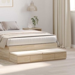 Sonata H Чекмеджета за легло с чекмедже дъб сонома 120 x 36.5 x 16.5 см - Noptiere