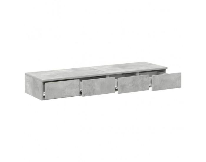 Sonata H Чекмеджета за легло Бетонно сиво 120 x 36.5 x 16.5 см