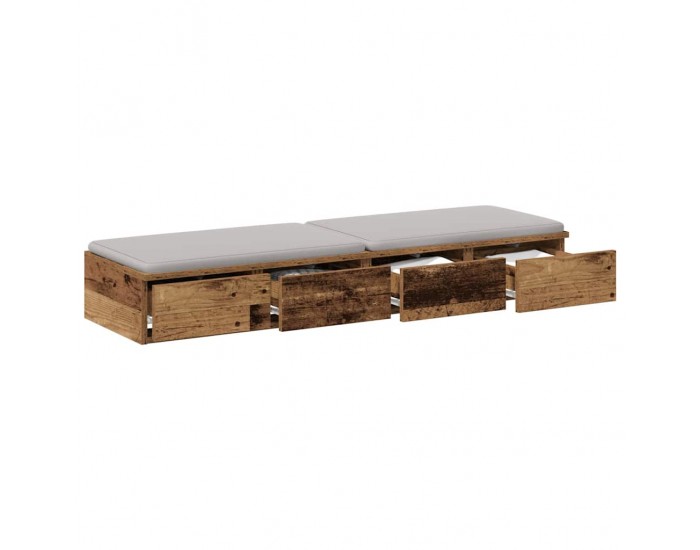 Sonata H Чекмеджета за легло с чекмедже Старо дърво 120 x 36.5 x 16.5 см