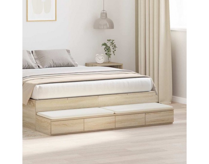 Sonata H Чекмеджета за легло с чекмедже дъб сонома 140 x 36.5 x 16.5 см