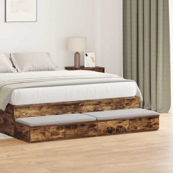 Sonata H Чекмеджета за легло с чекмедже Опушен дъб 140 x 36.5 x 16.5 см - Noptiere