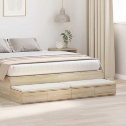 Sonata H Чекмеджета за легло с чекмедже дъб сонома 150 x 36.5 x 16.5 см - Noptiere