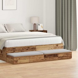 Sonata H Чекмеджета за легло с чекмедже Старо дърво 160 x 36.5 x 16.5 см - Noptiere