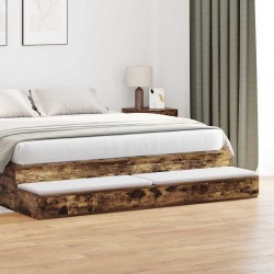 Sonata H Чекмеджета за легло с чекмедже Опушен дъб 180 x 36.5 x 16.5 см - Noptiere