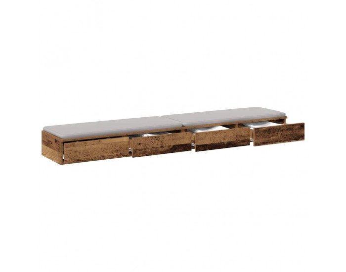 Sonata H Чекмеджета за легло с чекмедже Старо дърво 180 x 36.5 x 16.5 см