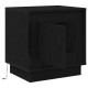 Sonata H Нощен шкаф с Черно 44 x 34.5 x 45 см Инженерно дърво
