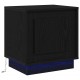 Sonata H Нощен шкаф с 2 pcs Черно 44 x 34.5 x 45 см Инженерно дърво