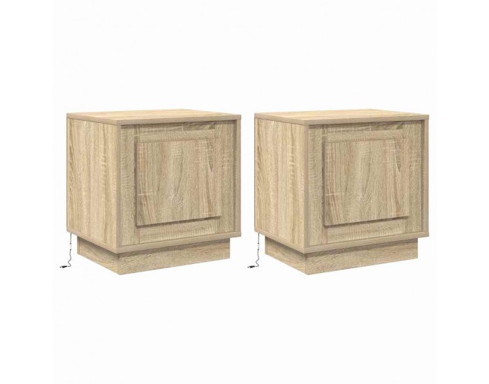Sonata H Нощен шкаф с 2 pcs дъб сонома 44 x 34.5 x 45 см Инженерно дърво