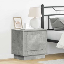 Sonata H Нощен шкаф с Бетонно сиво 44 x 34.5 x 45 см Инженерно дърво - Noptiere