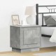 Sonata H Нощен шкаф 2 pcs Бетонно сиво 44 x 34.5 x 45 см Инженерно дърво