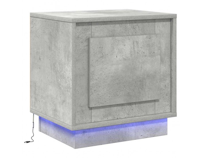Sonata H Нощен шкаф 2 pcs Бетонно сиво 44 x 34.5 x 45 см Инженерно дърво