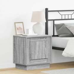 Sonata H Нощен шкаф с 2 pcs Сив 44 x 34.5 x 45 см Инженерно дърво - Noptiere