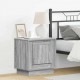 Sonata H Нощен шкаф с 2 pcs Сив 44 x 34.5 x 45 см Инженерно дърво
