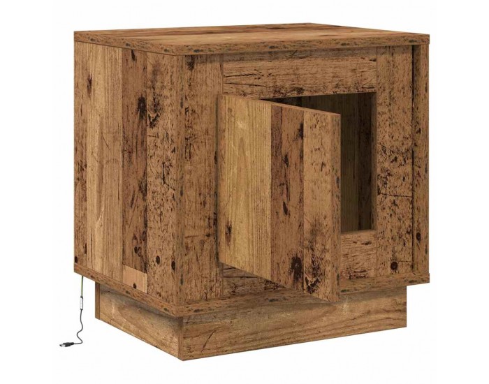 Sonata H Нощен шкаф с Старо дърво 44 x 34.5 x 45 см Инженерно дърво