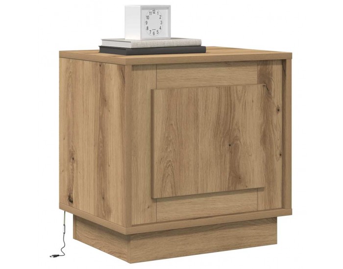 Sonata H Нощен шкаф с Дъб 44 x 34.5 x 45 см Инженерно дърво