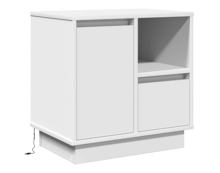 Sonata H Нощен шкаф с 2 pcs Бяло 50 x 34.5 x 50 см. Инженерно дърво