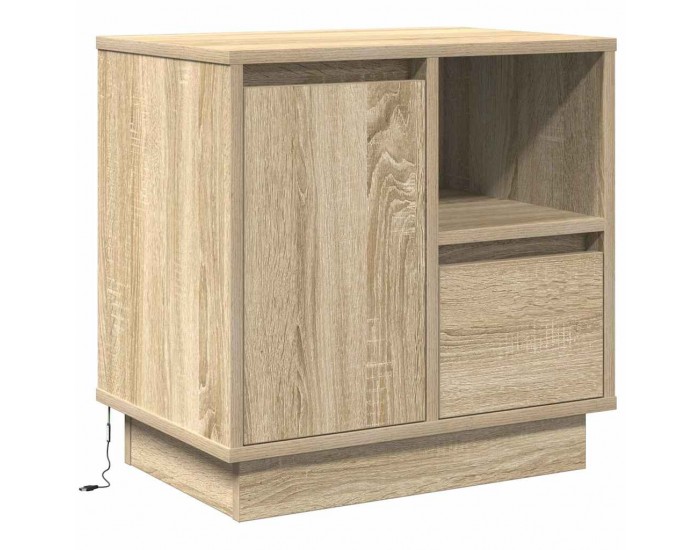 Sonata H Нощен шкаф с дъб сонома 50 x 34.5 x 50 см. Инженерно дърво