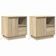 Sonata H Нощен шкаф 2 pcs дъб сонома 50 x 34.5 x 50 см. Инженерно дърво