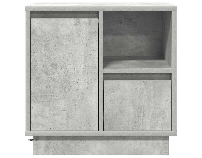 Sonata H Нощен шкаф с Бетонно сиво 50 x 34.5 x 50 см. Инженерно дърво