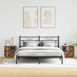 Sonata H Нощен шкаф 2 pcs Опушен дъб 50 x 34.5 x 50 см. Инженерно дърво - Noptiere