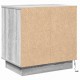 Sonata H Нощен шкаф с чекмедже с Сив 50 x 34.5 x 50 см. Инженерно дърво