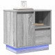 Sonata H Нощен шкаф с 2 pcs Сив 50 x 34.5 x 50 см. Инженерно дърво