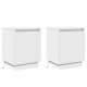 Sonata H Нощен шкаф с 2 pcs Бяло 39 x 34.5 x 50 см Инженерно дърво