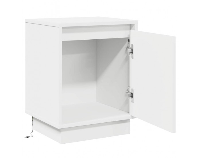 Sonata H Нощен шкаф с 2 pcs Бяло 39 x 34.5 x 50 см Инженерно дърво
