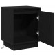 Sonata H Нощен шкаф с 2 pcs Черно 39 x 34.5 x 50 см Инженерно дърво