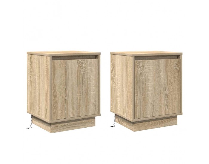 Sonata H Нощен шкаф с 2 pcs дъб сонома 39 x 34.5 x 50 см Инженерно дърво