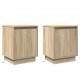 Sonata H Нощен шкаф с 2 pcs дъб сонома 39 x 34.5 x 50 см Инженерно дърво