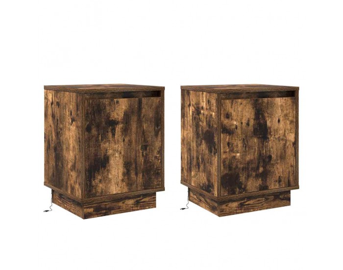 Sonata H Нощен шкаф с 2 pcs Димян дъб 39 x 34.5 x 50 см Инженерно дърво