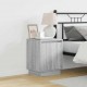 Sonata H Нощен шкаф с 2 pcs Сив 39 x 34.5 x 50 см Инженерно дърво