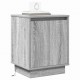 Sonata H Нощен шкаф с 2 pcs Сив 39 x 34.5 x 50 см Инженерно дърво