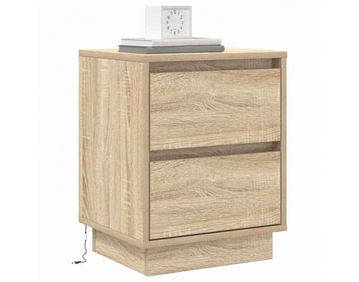 Sonata H Нощен шкаф с 2 pcs дъб сонома 39 x 34.5 x 50 см Инженерно дърво