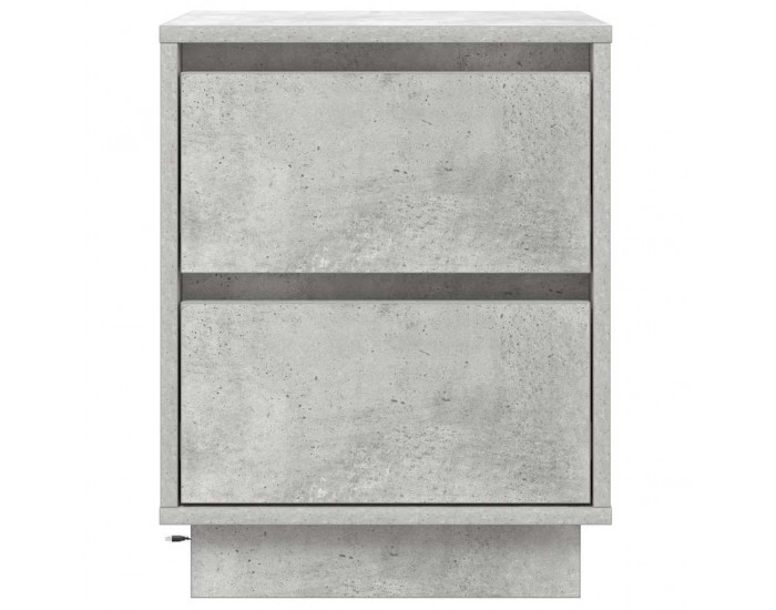 Sonata H Нощен шкаф с Бетонно сиво 39 x 34.5 x 50 см Инженерно дърво