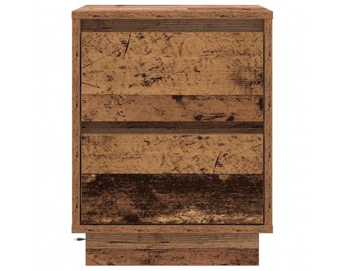 Sonata H Нощен шкаф с Старо дърво 39 x 34.5 x 50 см Инженерно дърво