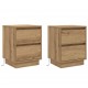 Sonata H Нощен шкаф 2 pcs дъб артизан 39 x 34.5 x 50 см Инженерно дърво