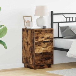 Sonata H Нощен шкаф с Опушен дъб 39 x 34.5 x 65 см Инженерно дърво - Noptiere