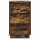 Sonata H Нощен шкаф с Опушен дъб 39 x 34.5 x 65 см Инженерно дърво